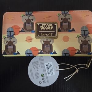 Loungefly Star Wars Orange and Yellow Wallet